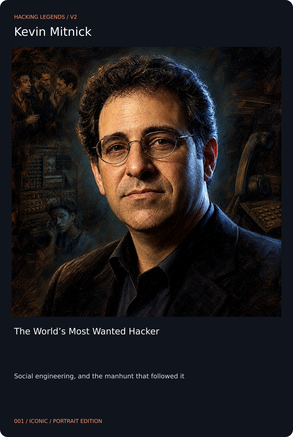 Kevin Mitnick card front