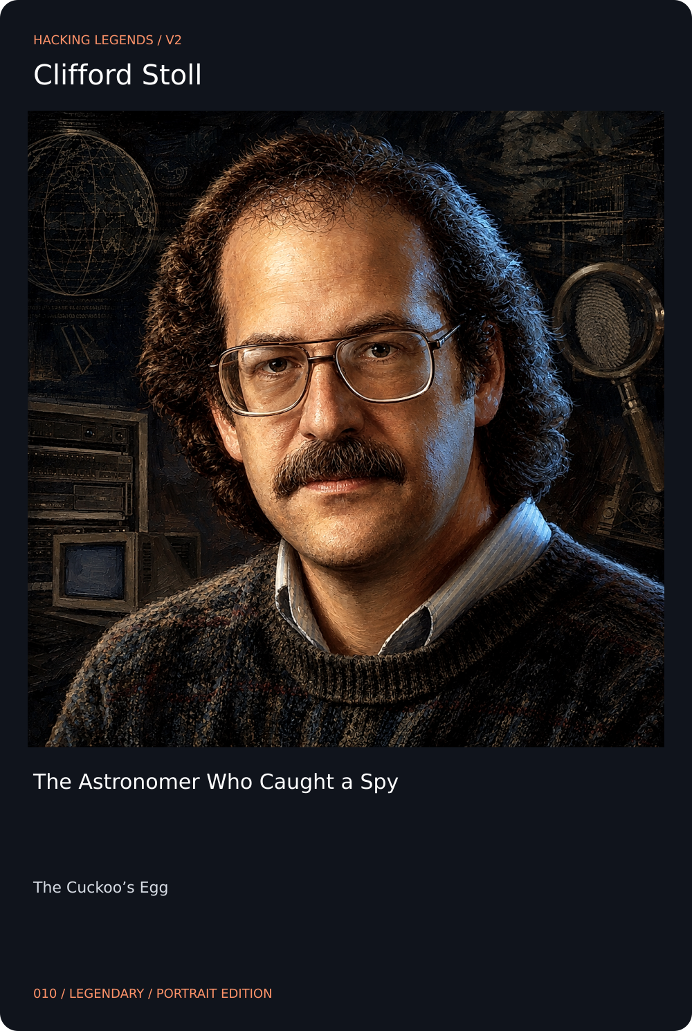 Clifford Stoll card front