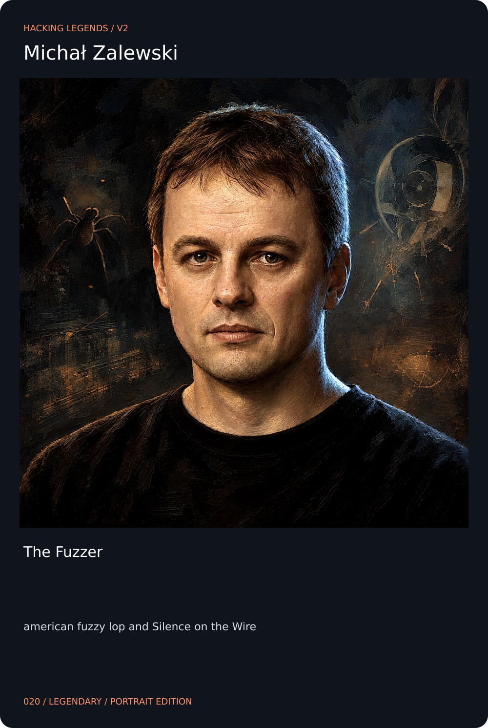 Michał Zalewski card front