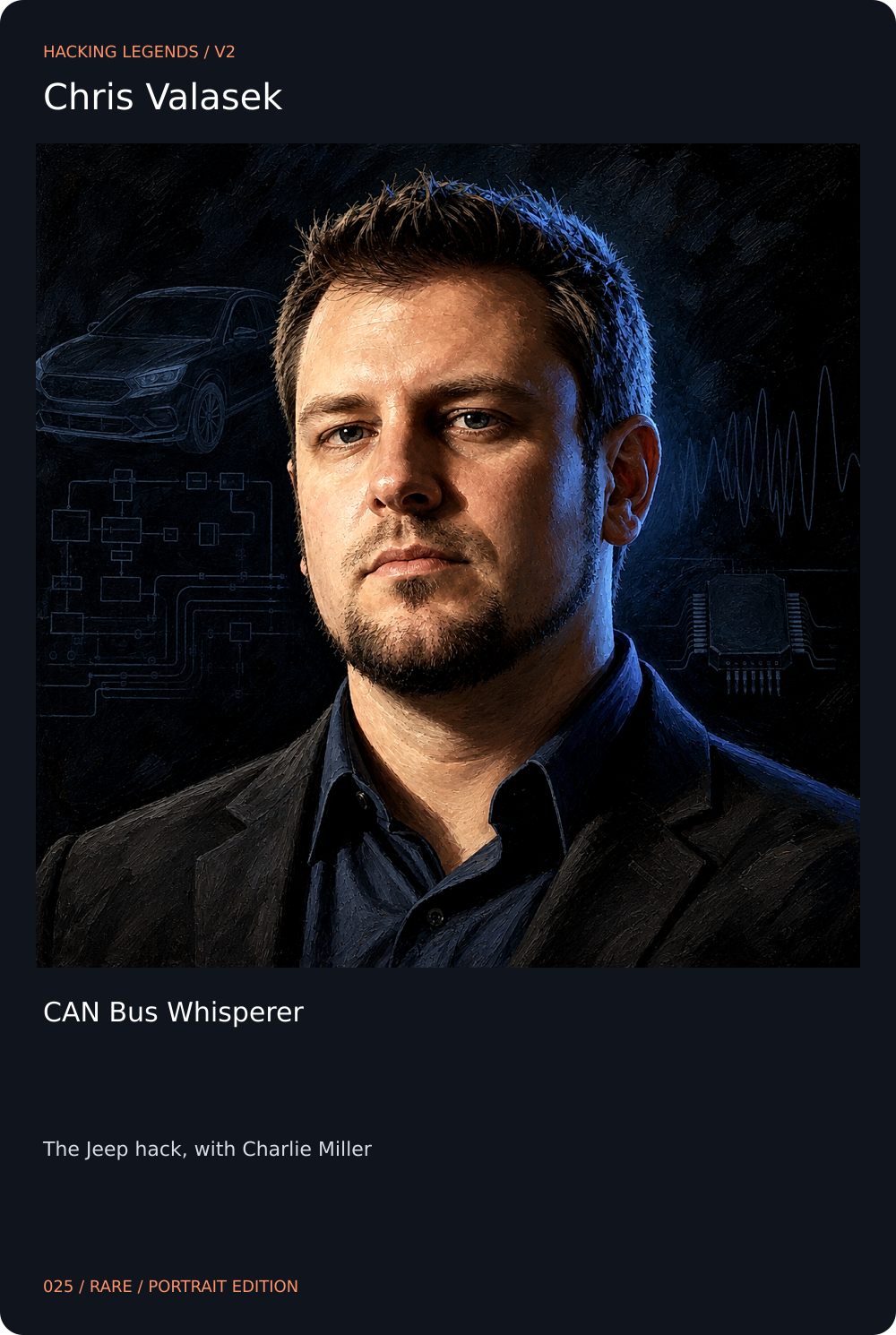 Chris Valasek card front