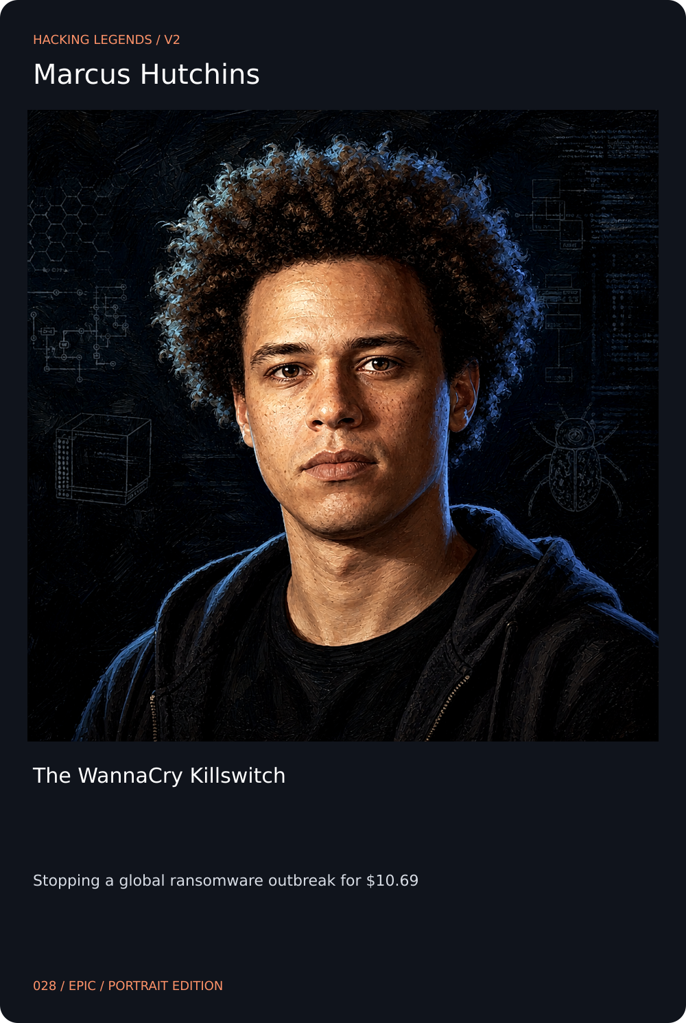 Marcus Hutchins card front