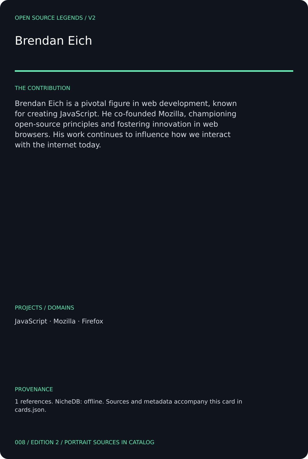 Brendan Eich card back