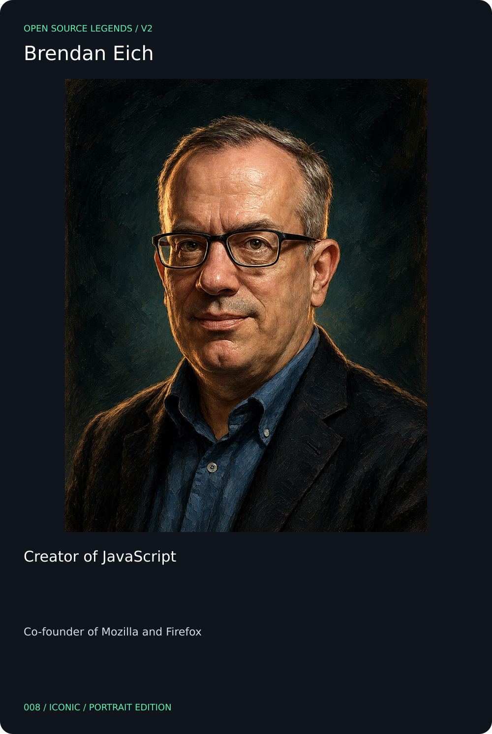 Brendan Eich card front