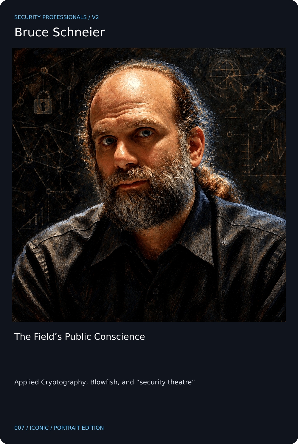 Bruce Schneier card front