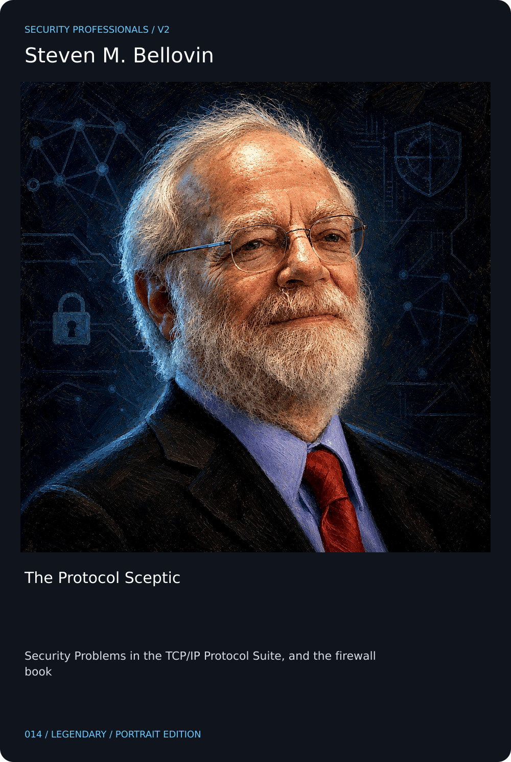 Steven M. Bellovin card front