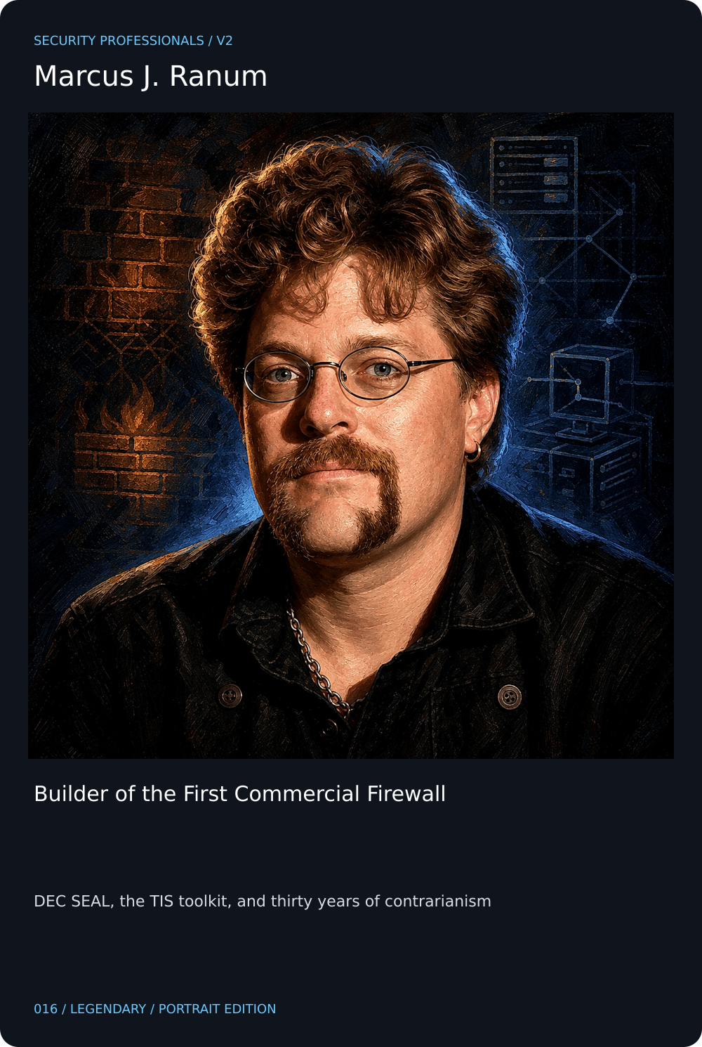Marcus J. Ranum card front