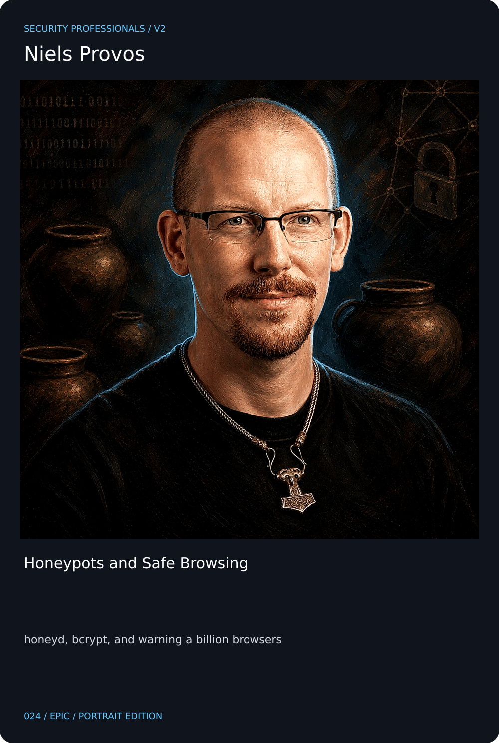 Niels Provos card front