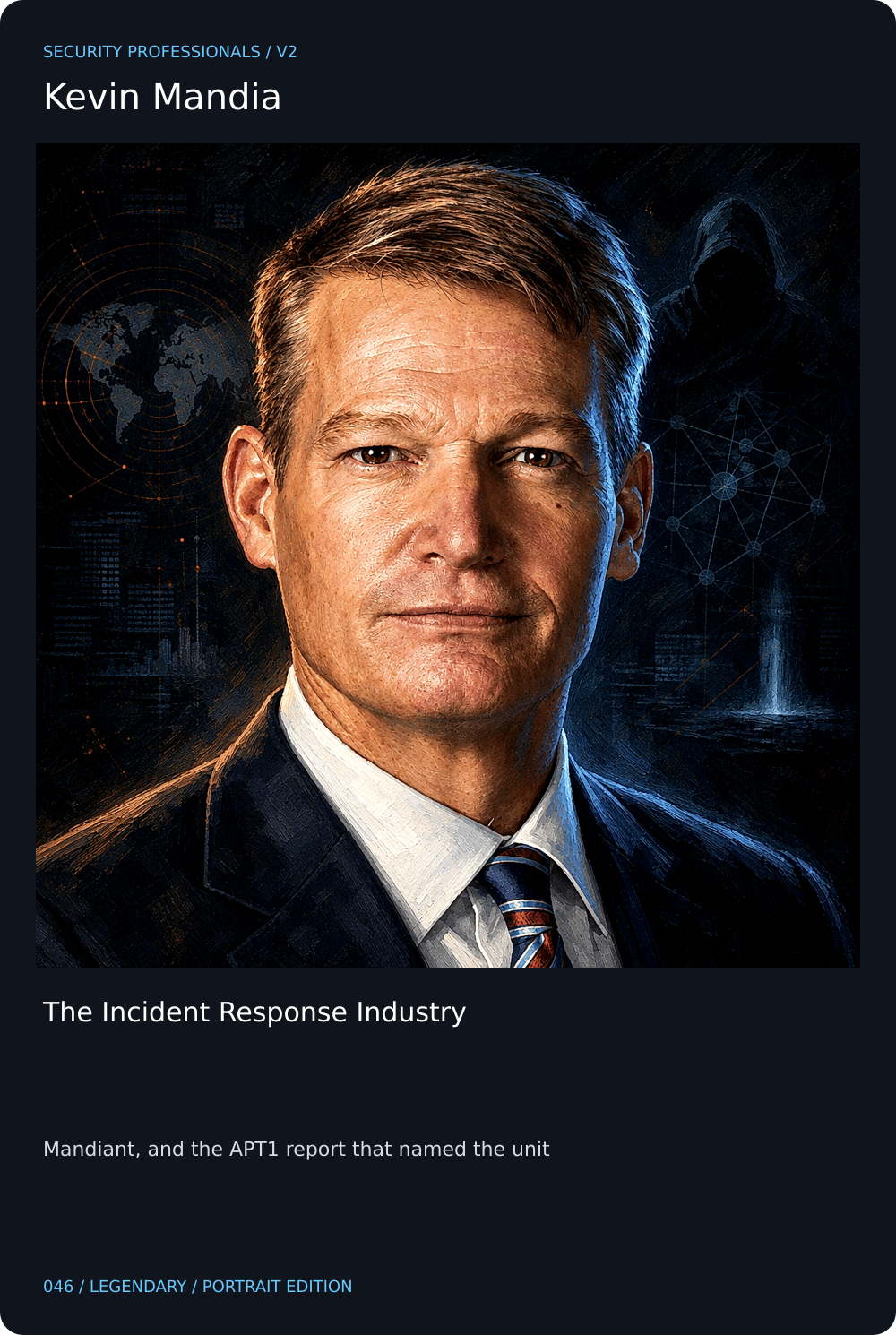 Kevin Mandia card front