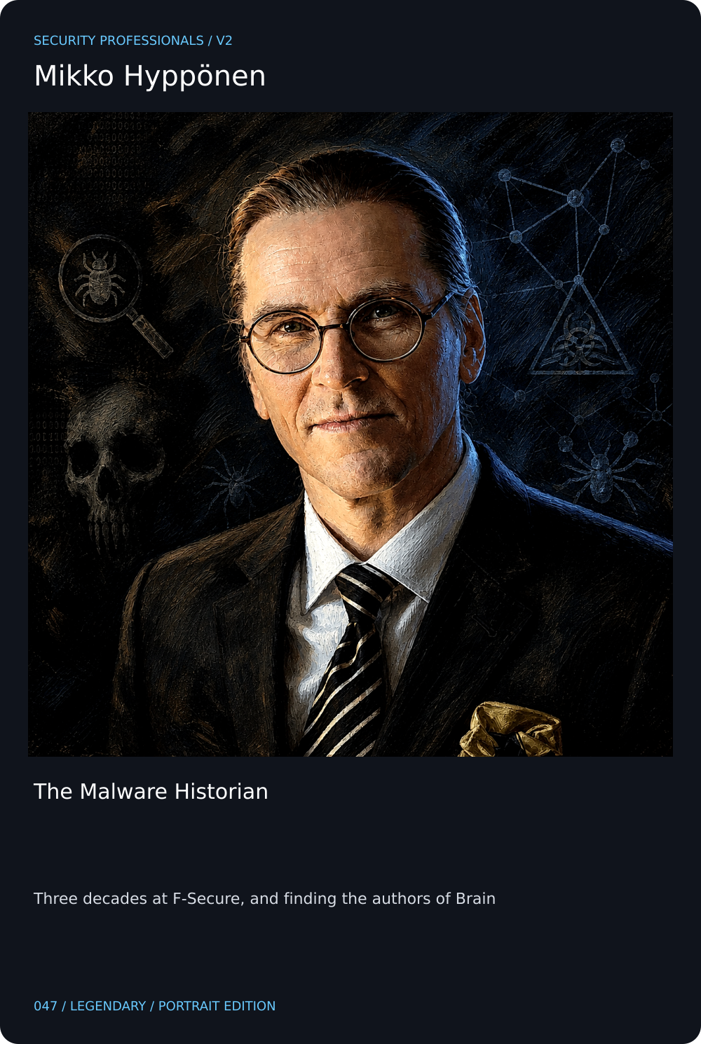 Mikko Hyppönen card front